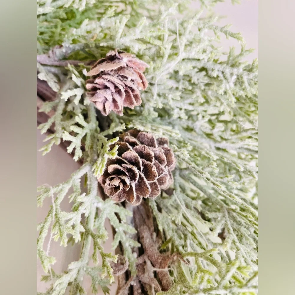*Woodland Cedar Wreath, 16”